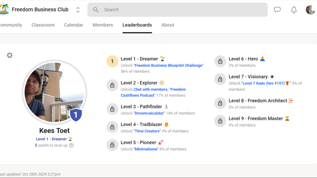 Gamification Skool platform