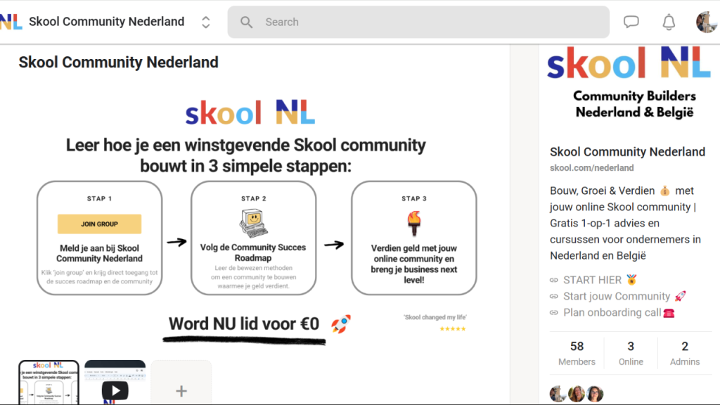 Skool community Nederland